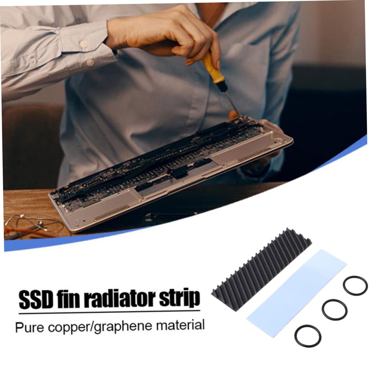 Gatuida 5 Pezzi Dissipatore Di Calore in Metallo Durevole Diagonale Per Scambio Termico Efficiente E Radiante