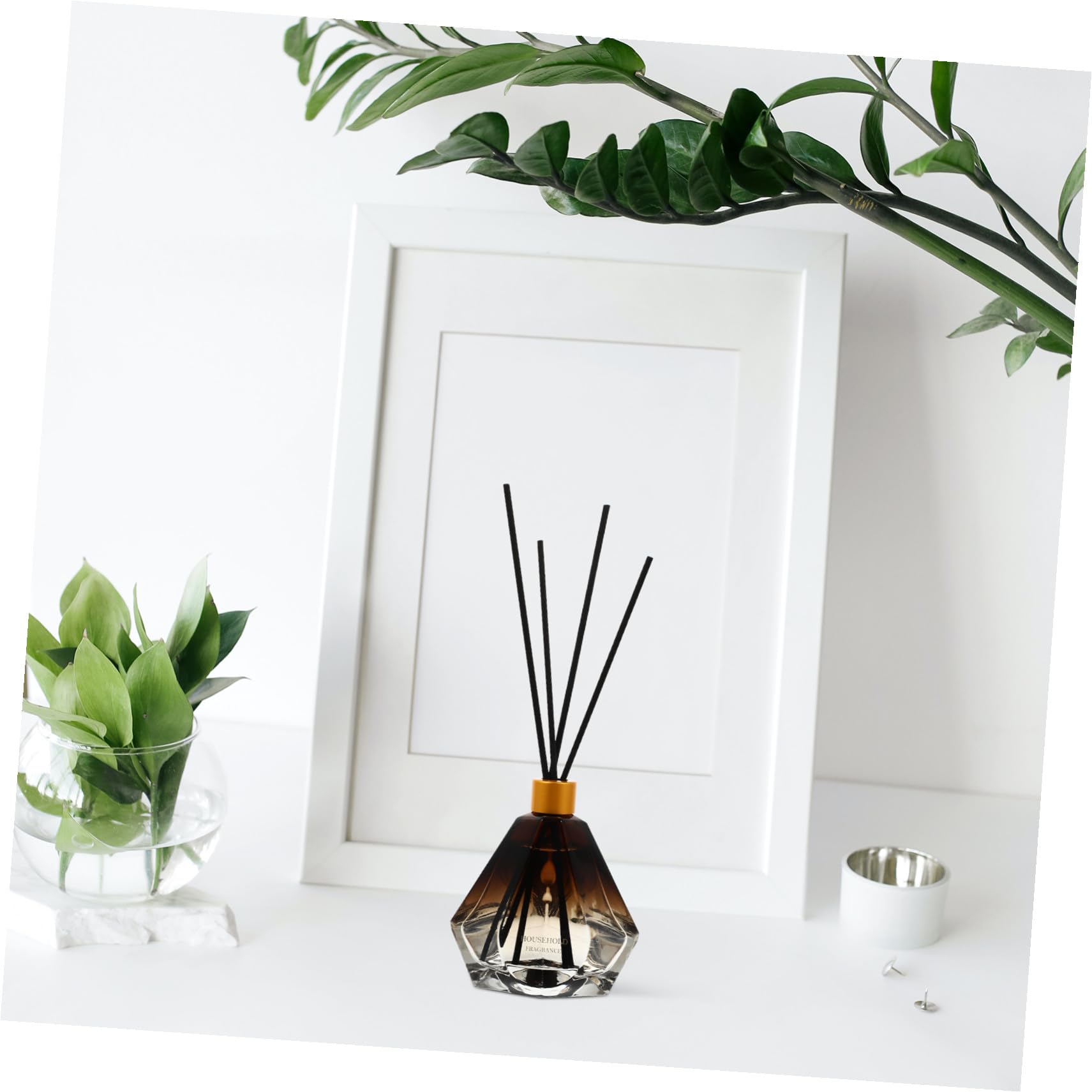 3 Stück Glas Aroma Diffusoren für Schlafzimmer und Badezimmer Dekorativ mit Pflanzenätheröl Erfrischend und Elegant