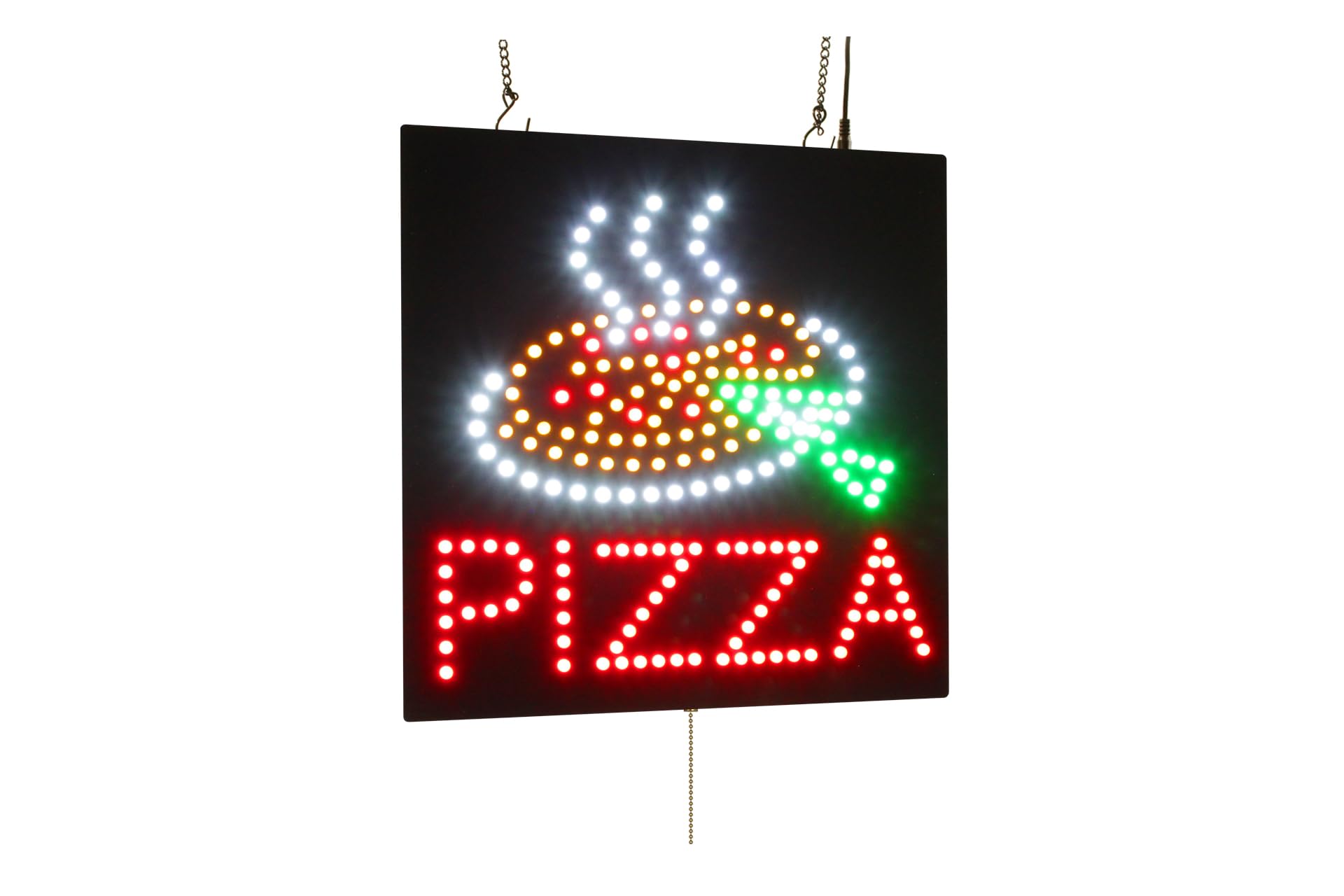 Pizza Sign, 16"x16", 40x40cm, TOPKING, LED, Neon, Florescent, Signage, Signboard, Display, Billboard, Screen, Grand Opening, Gift