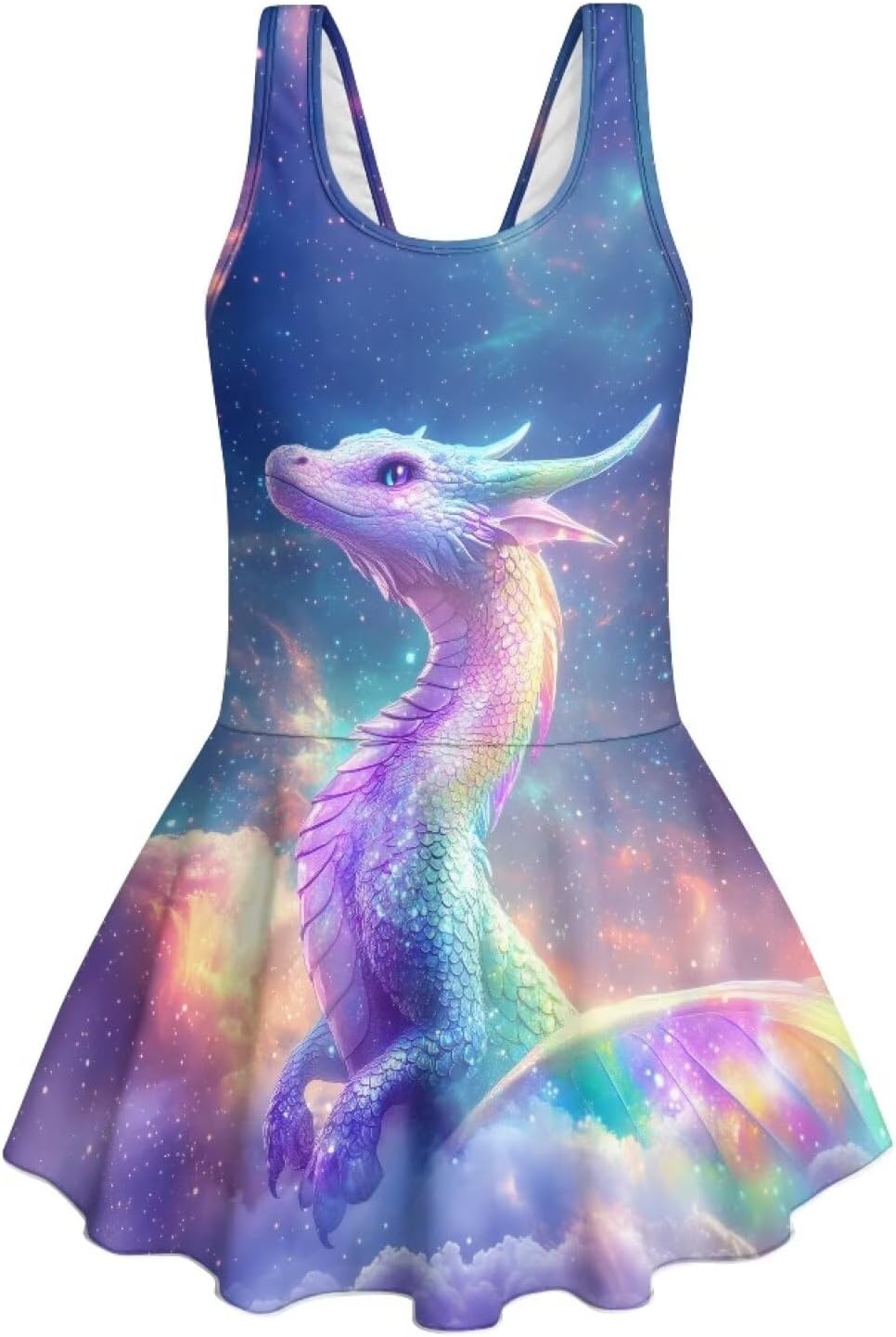Girls One Piece Swimsuits Quick Dry Swim Dress for Beach Wear Toddler to Teens Bathing Suit, for 3-13 Years