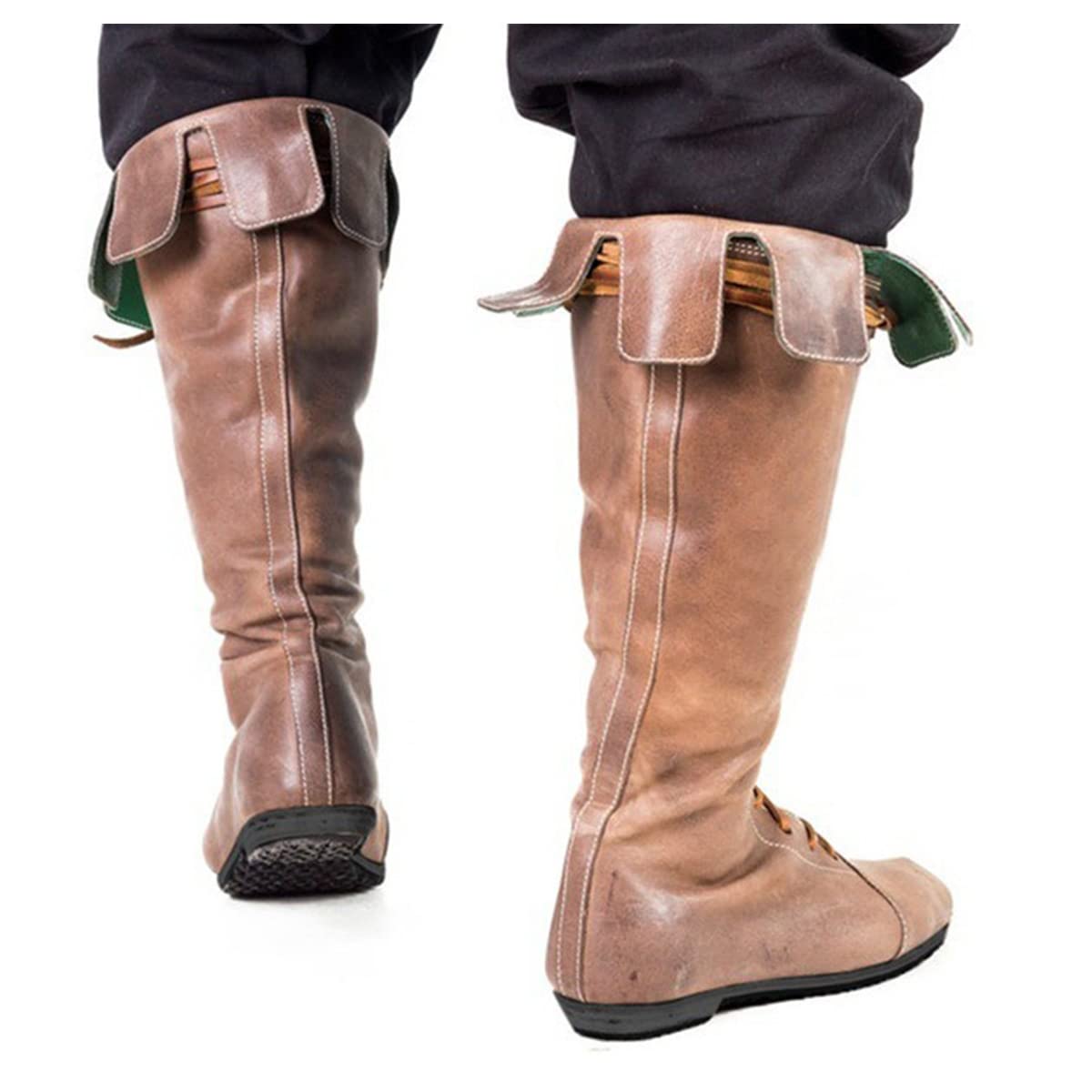 KGBEE Bottes De Chevalier Médiéval Pour Adultes Cosplay