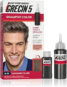 Grecin Shampoo Tonalizante 5 Castanho Claro 60Ml