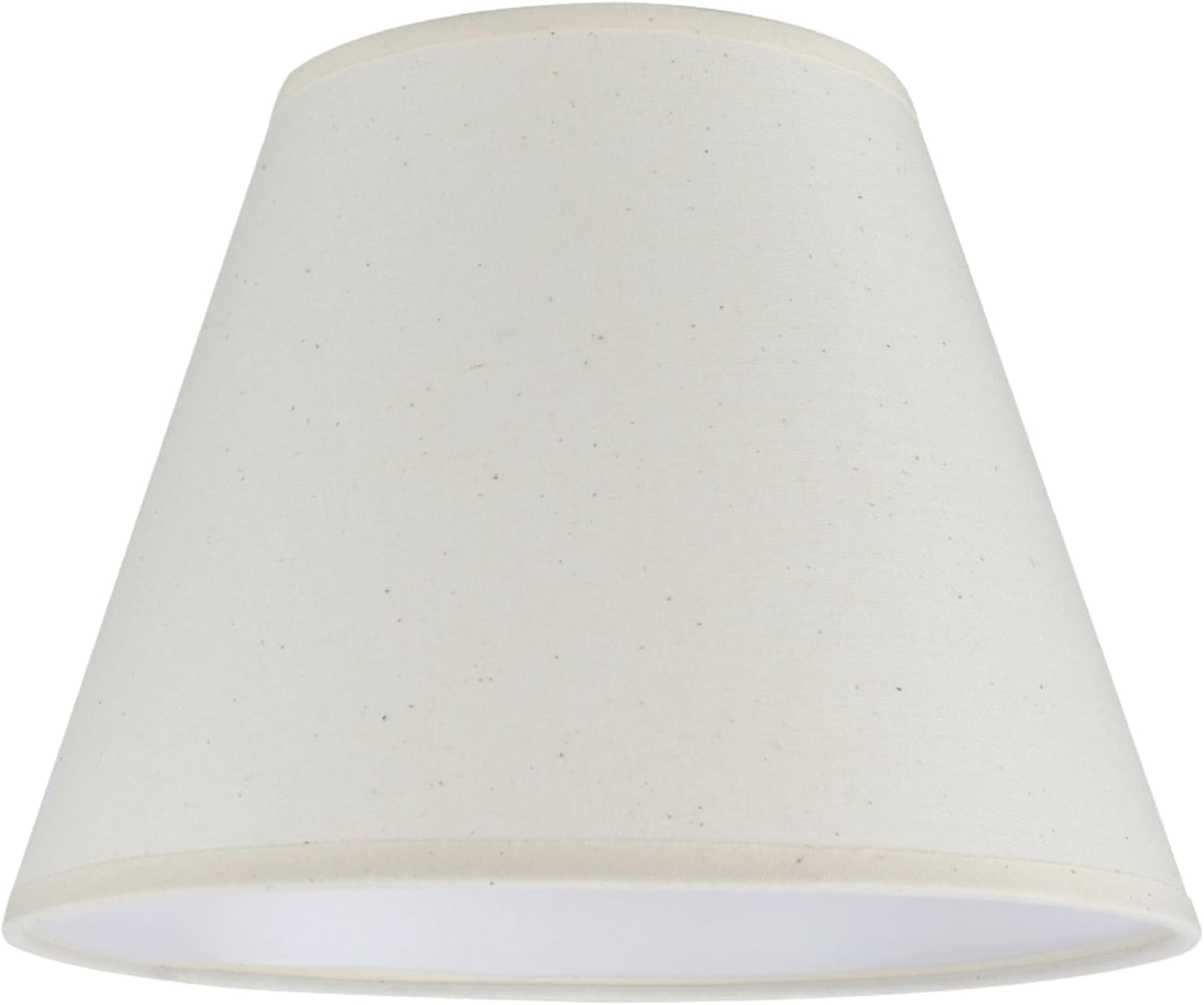 Aspen Creative 32029A Transitional Hardback Empire Shape Spider Construction Lamp Shade in Ivory, 9" wide (5" x 9" x 7")