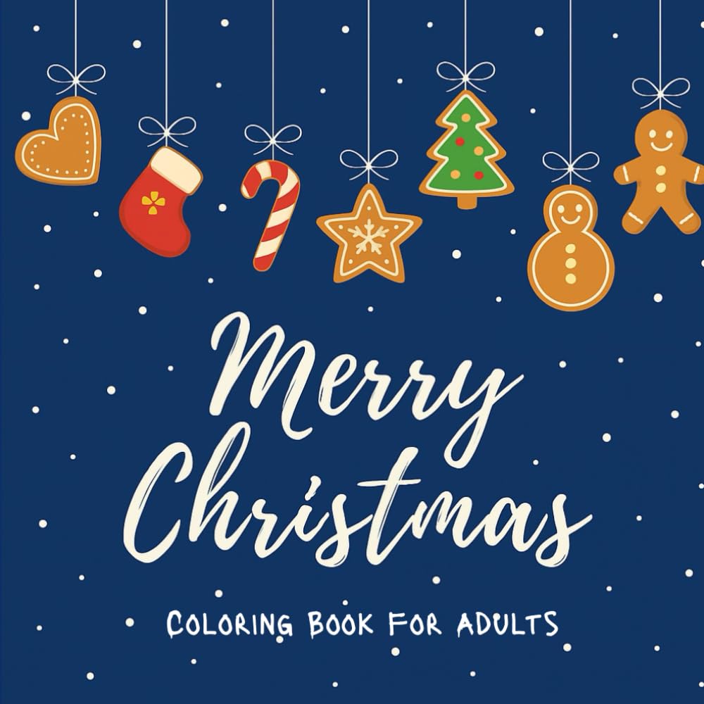 Relaxing Christmas Coloring Book: 50 Simple and Joyful Holiday Pages Featuring a Blend of Traditional Christmas Scenes and Playful Creative Characters