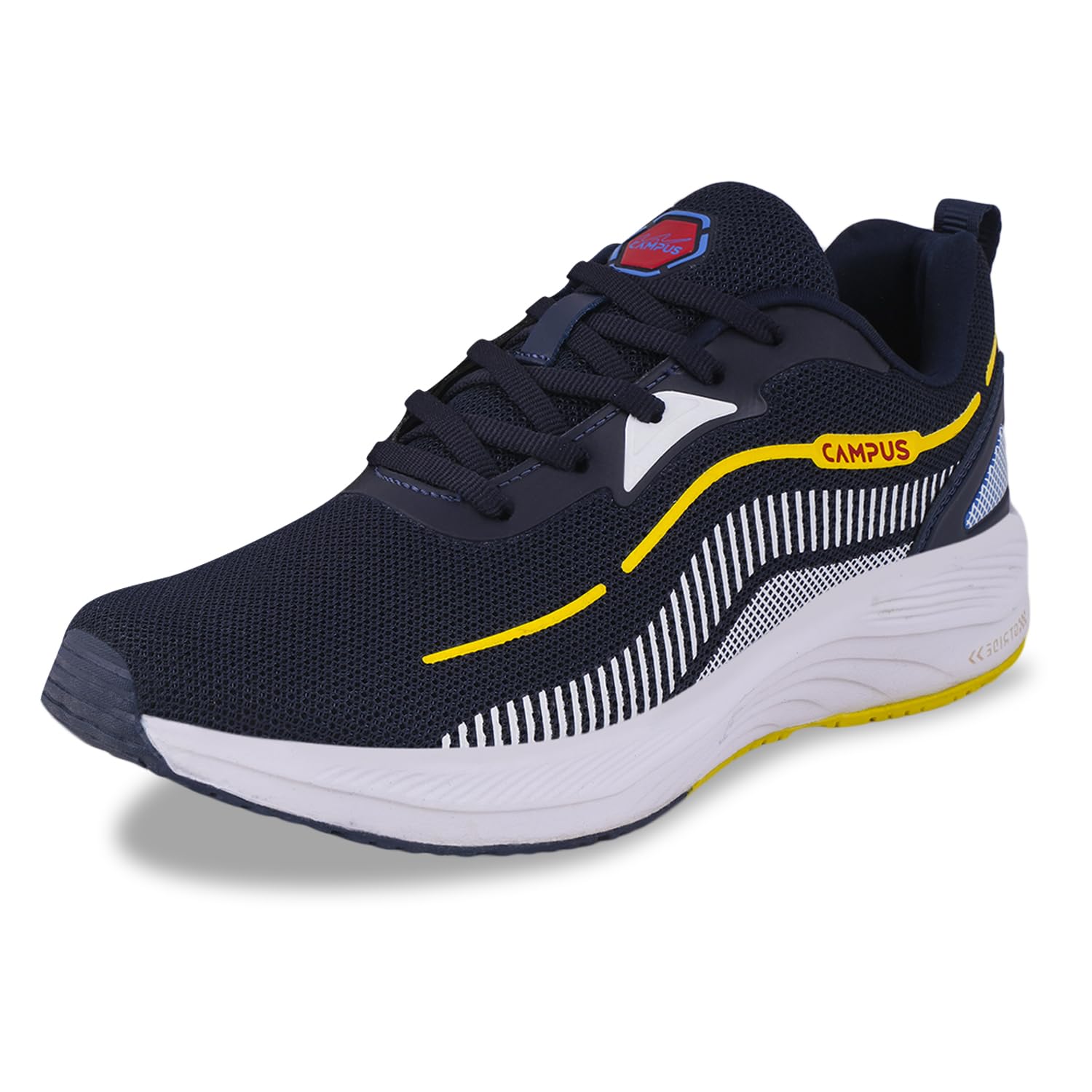 Campus Mens Domingo Navy/YLW Running Shoes - 9UK/India 22G-1006 (B0CGNPJGPZ) Amazon Price History, Amazon Price Tracker