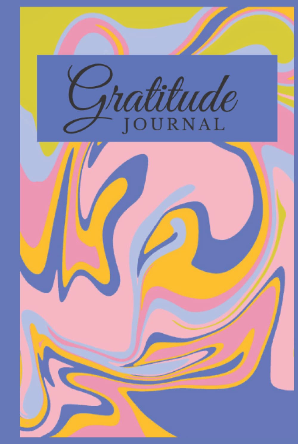 Journal de gratitude et carnet de notes marbre avec couverture rigide pour développement personnel
