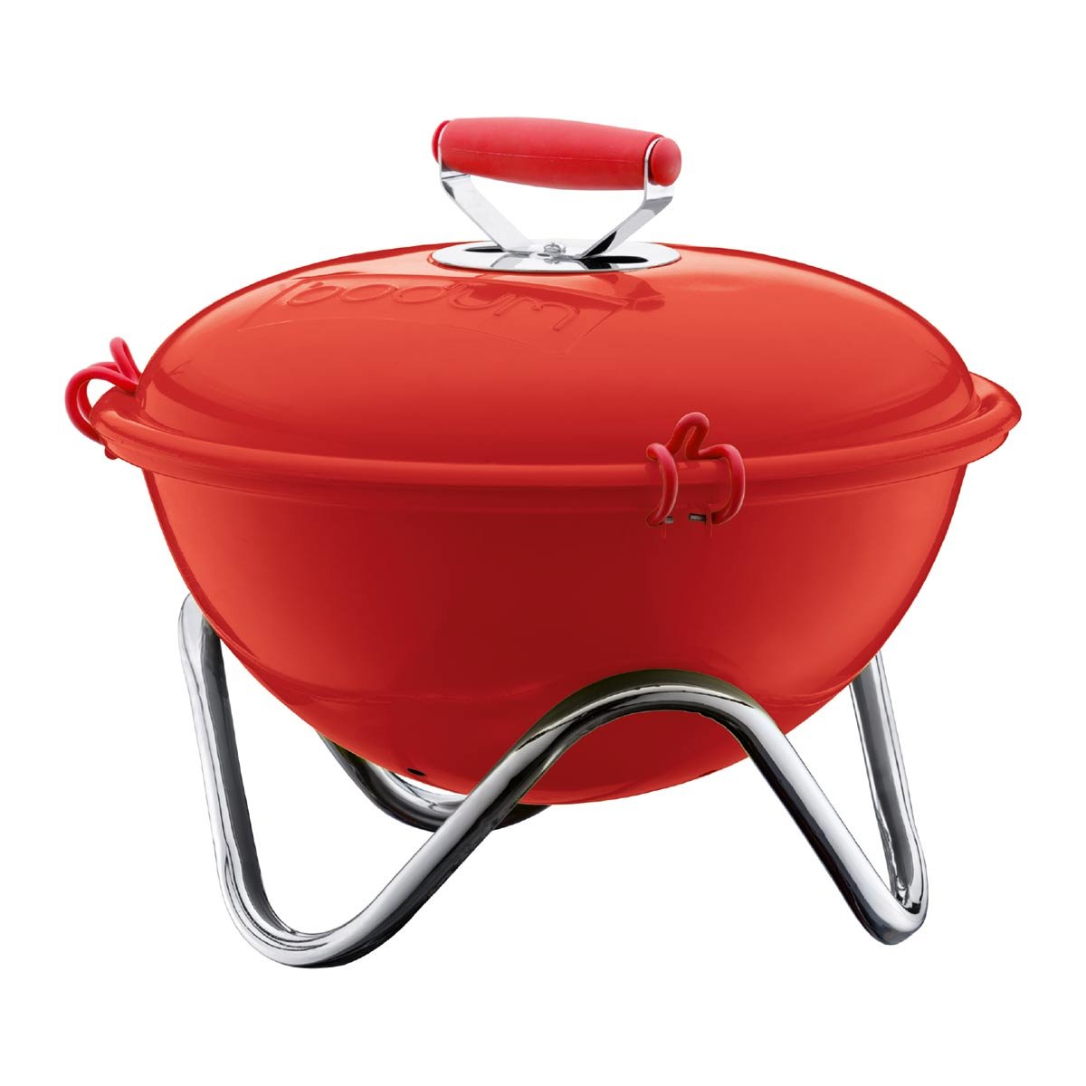 Bodum Fyrkat Picnic Charcoal Grill - Red : Amazon.co.uk: Garden