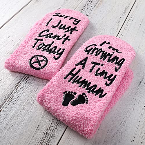pregnancy gifts new mom gifts for women mom to be mothers day gift Growing a tiny human socks pregnant mom gifts 7