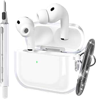 AirPods Pro 本体 充電ケース付き ホワイト　変色部分・傷あり返品不可 Amazon | Seltureone【新登場】Airpods Pro3 ケース 2025年発売 TPU