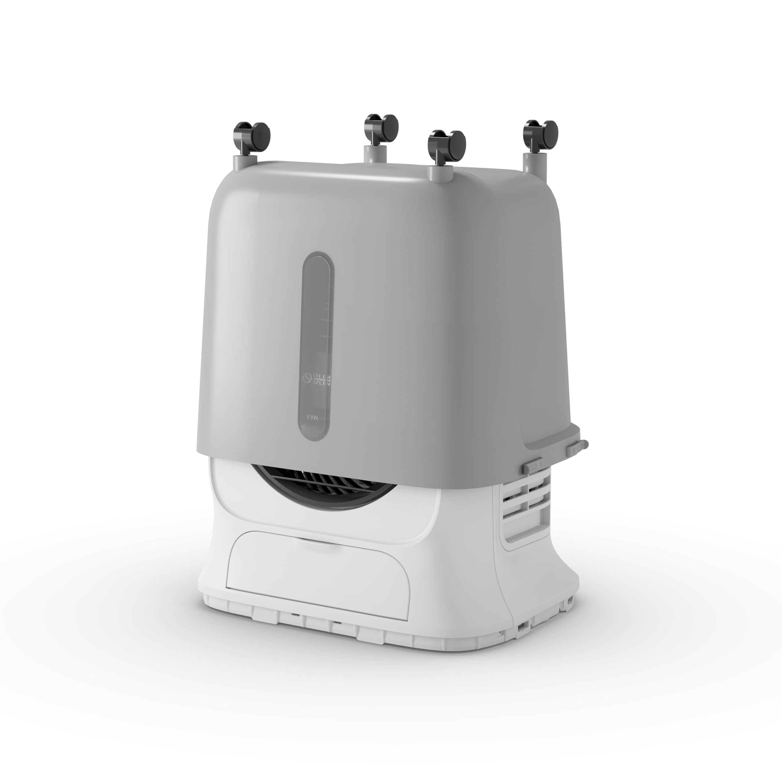 Olimpia Splendid, Peler 25 Wifi Raffrescatore Evaporativo, 25 Litri, Purificatore d'Aria con Pannello Evaporativo, Raffrescamento Potente, Ventilazione, Display Touchscreen,