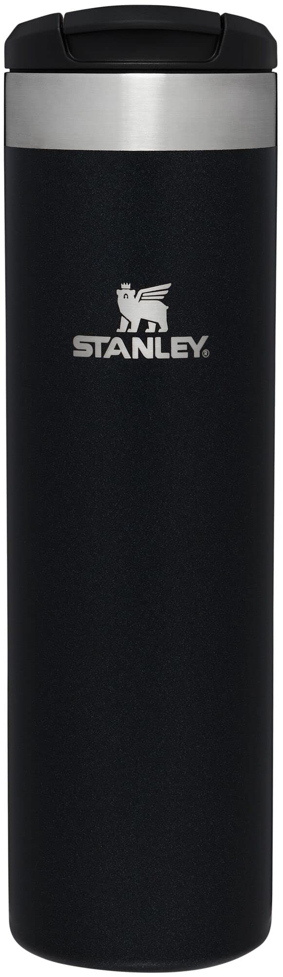 Stanley AeroLight Transit Bottle, Vacuum Insulated Tumbler for Coffee, Tea and Drinks with Ultra-Light Stainless Steel 20oz 20oz Black Glimmer