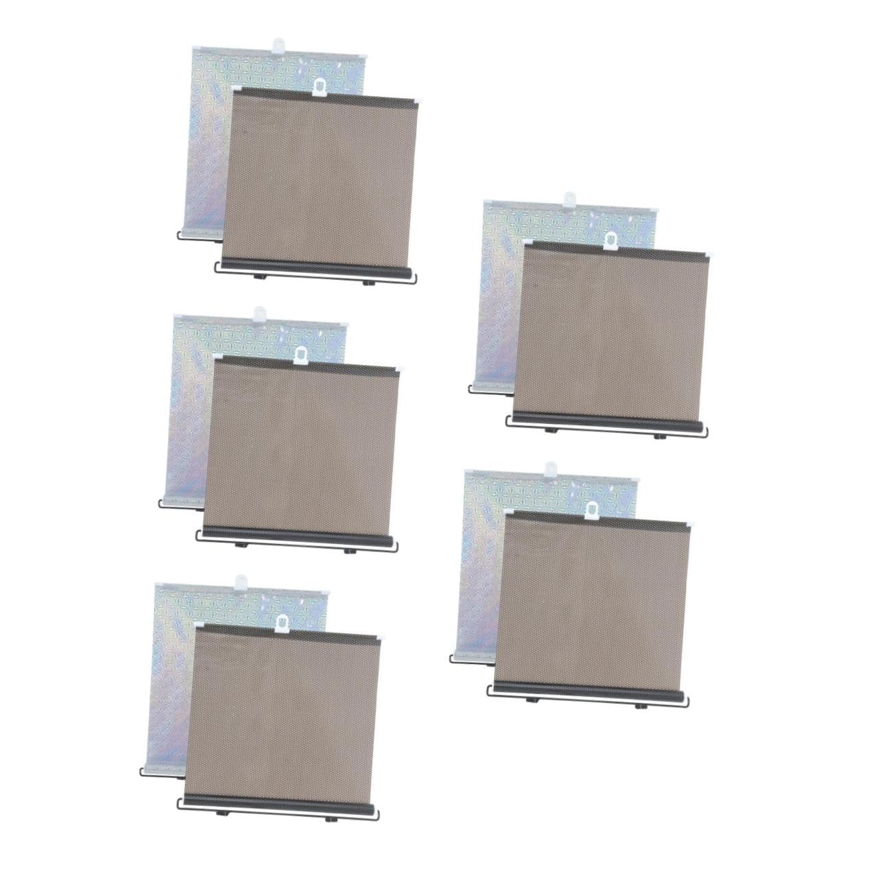 Pare-soleil rétractables automatiques pour fenêtre de voiture stores plissés en toile 10 pièces