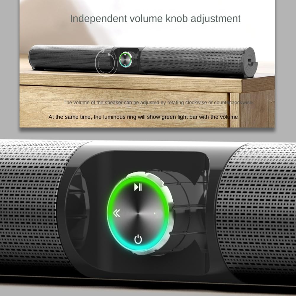 Kolumna głośnika Bluetooth, przenośny głośnik o wysokiej , listwa dźwiękowa do telewizora, głośniki komputerowe do