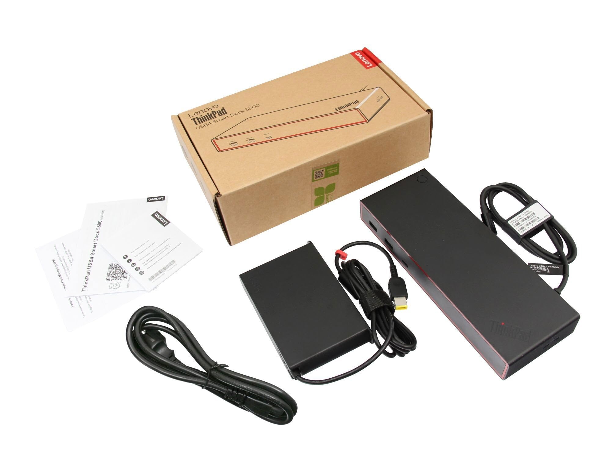 40BC0135EU Lenovo ThinkPad USB4 Smart Dock 5500 USB-C 4 réplicateur de Port
