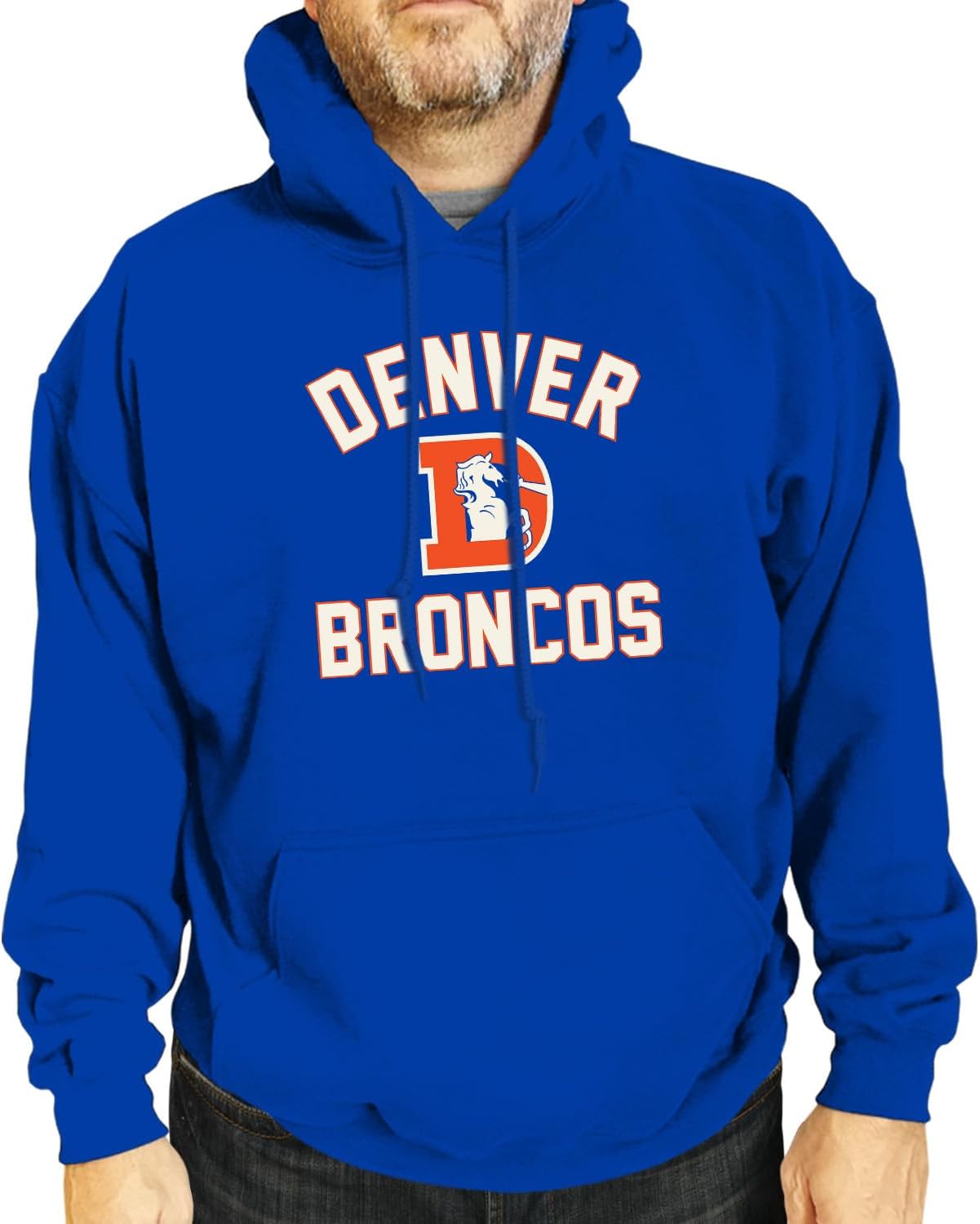 Team Fan Apparel NFL Adult Unisex Retro Gameday Ultra Soft Fleece Hooded Sweatshirt, Officially Licensed Football Hoodie