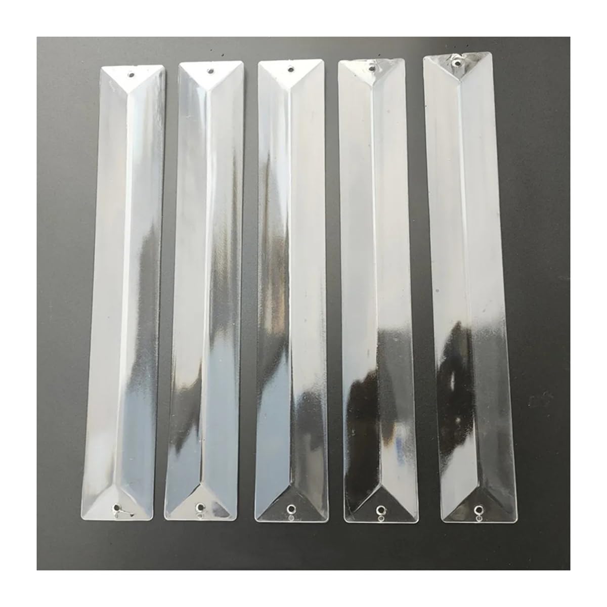 Crystal Chandelier Prism, Sun Catcher, 10pcs 150mm Rectangle Long Acrylic Crystal Prisms K9 Clear Drop Pendant Chandelier Home Decor