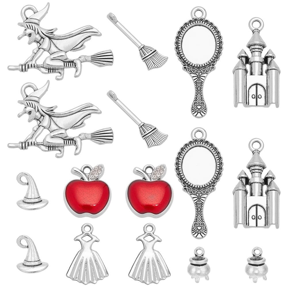 Breloques Sorcières en Vrac de Style Tibétain : Pendentifs en Alliage pour Bijoux Durables