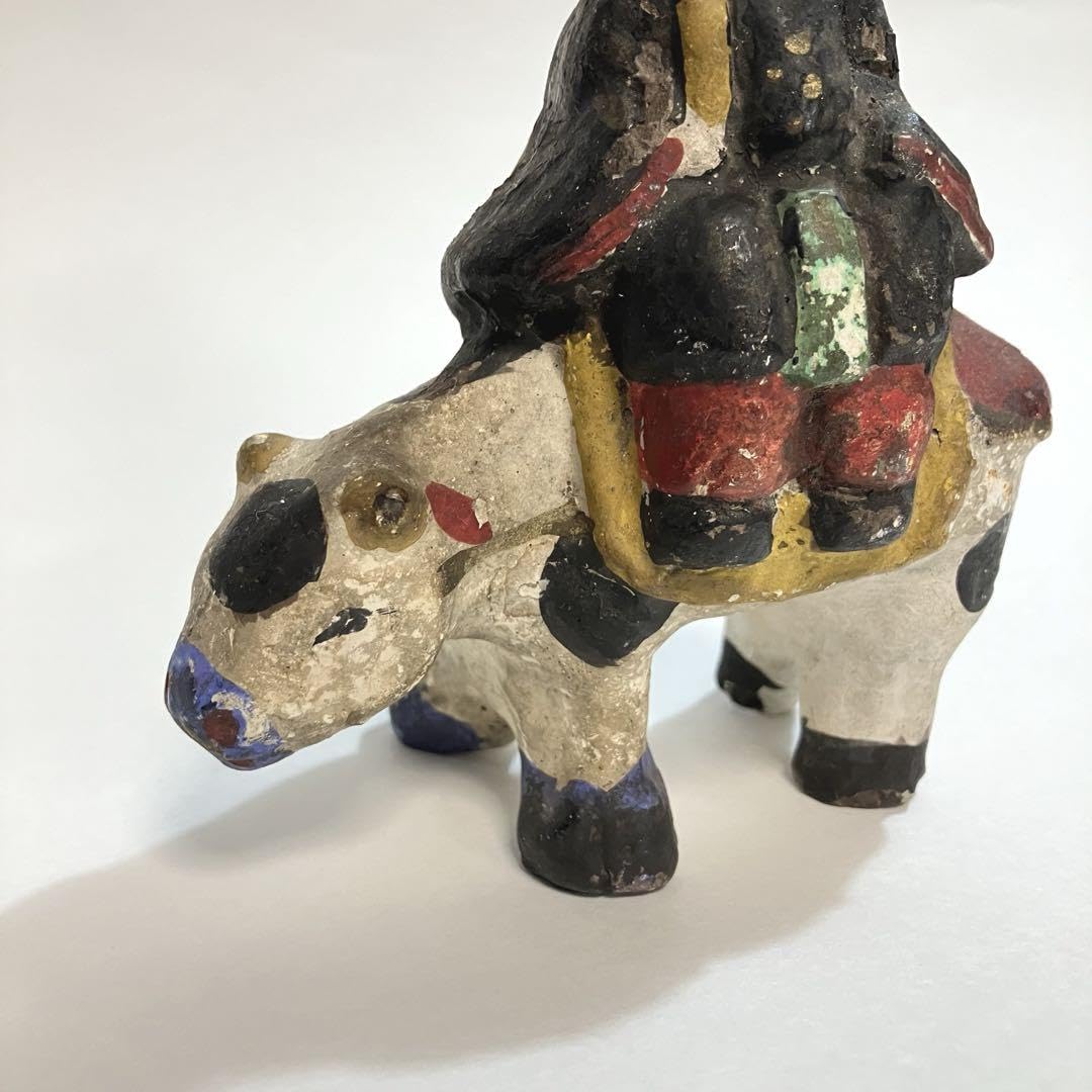 古い 土人形 獅子と狛犬 八橋人形 郷土人形 古道具 アンティーク オブジェ 古い 土人形 獅子と狛犬 八橋人形 郷土人形 古道具 アンティーク