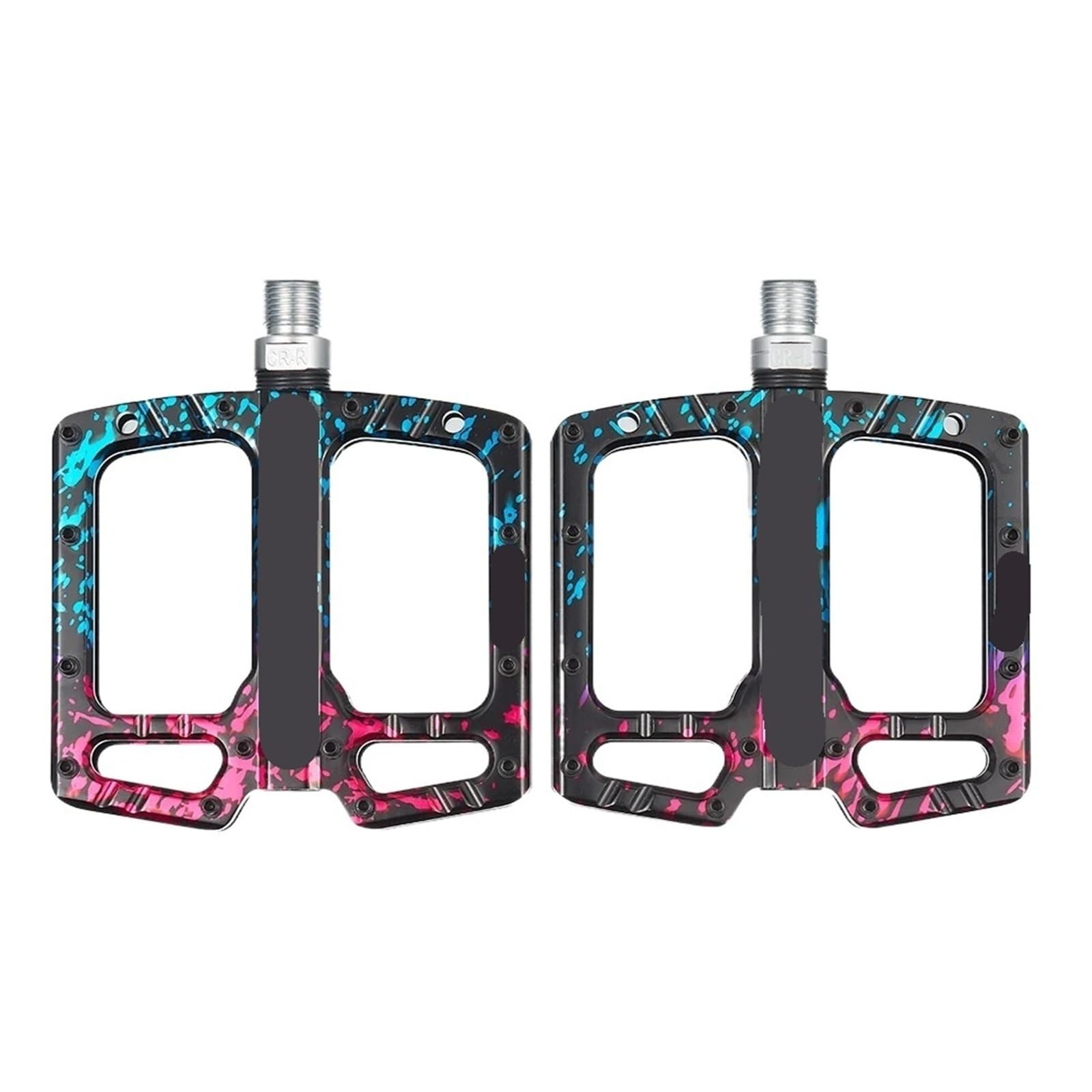 Kompatibel mit 9/16" Aluminium-Flachpedalen | Breite Plattform, leicht, for MTB und Rennrad