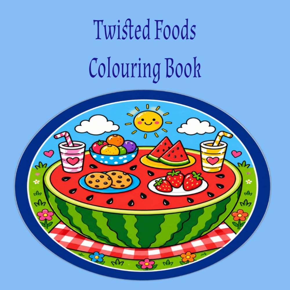 Twisted Foods Colouring Book