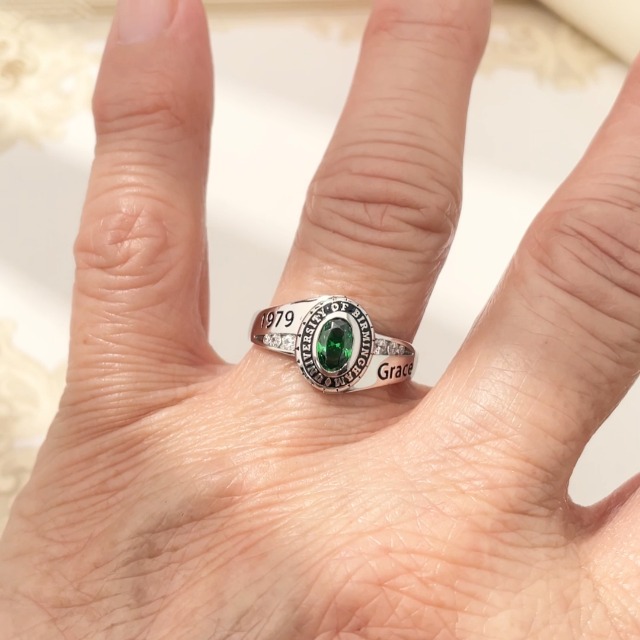 Amazon.com: AILIN Custom Class Rings For Women High School 2024