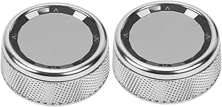 FAVOMOTO Acessórios Para Automóveis 2 Peças Tampa Do Botão Multimídia Do Carro Decoração Do Botão Multimídia Do Carro Capa Decorativa De Botão De Cristal X1 Acessórios Automotivos