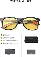 Vista 7 de Night Vision Glasses for Men Women, Anti Glare HD Polarized Sunglasses Driving UV400 Protection