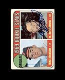Merv Rettenmund Signed Authentic 1969 Topps Rookie Stars Baltimore Orioles Autograph