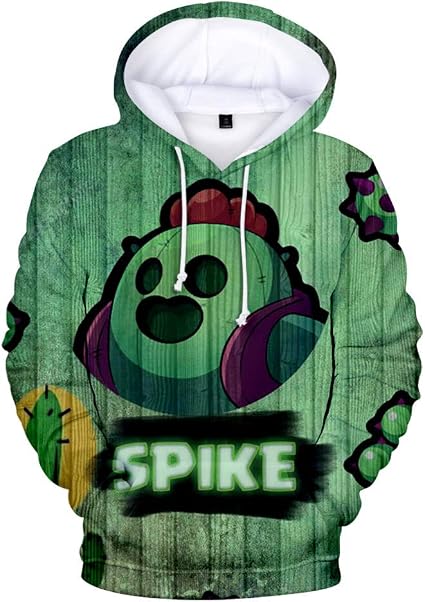 S-YIFIU Felpa con Cappuccio Brawl Stars Adulto Unisex 3D Stampato Felpa da  Uomo Regali Autunnali E Invernali Adatto A Uomini E Donne : Amazon.it:  Abbigliamento