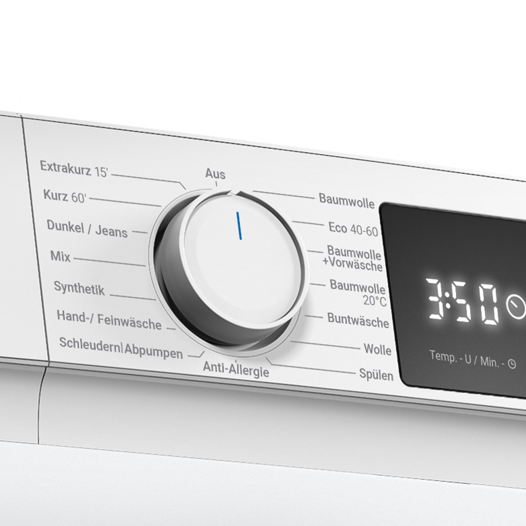Daewoo WM-FBR8514W0NA-DE Waschmaschine Frontlader, A, 8kg, 1400 U/min., 15 Programme mit Kurzprogramm, AquaStop, Weiß (8 kg)