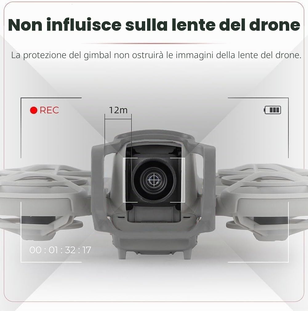 Protezione Gimbal DJI NEO, Paraurti Antigraffio Anti-Collisione per Droni