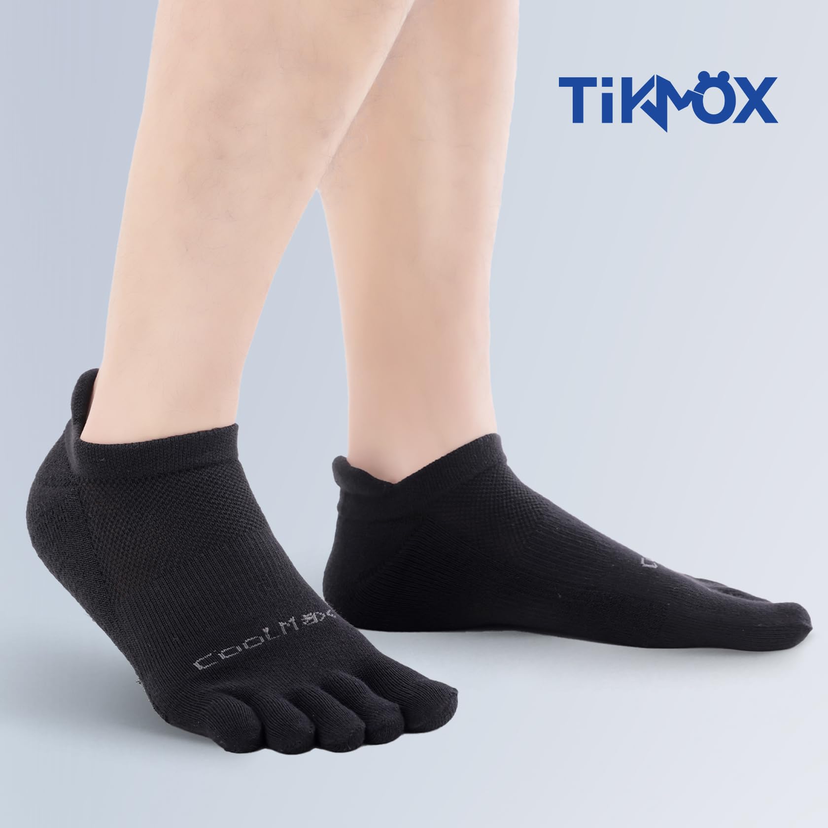 Chaussettes à orteils pour homme et femme Chaussettes de course à pied Chaussettes athlétiques à cinq doigts