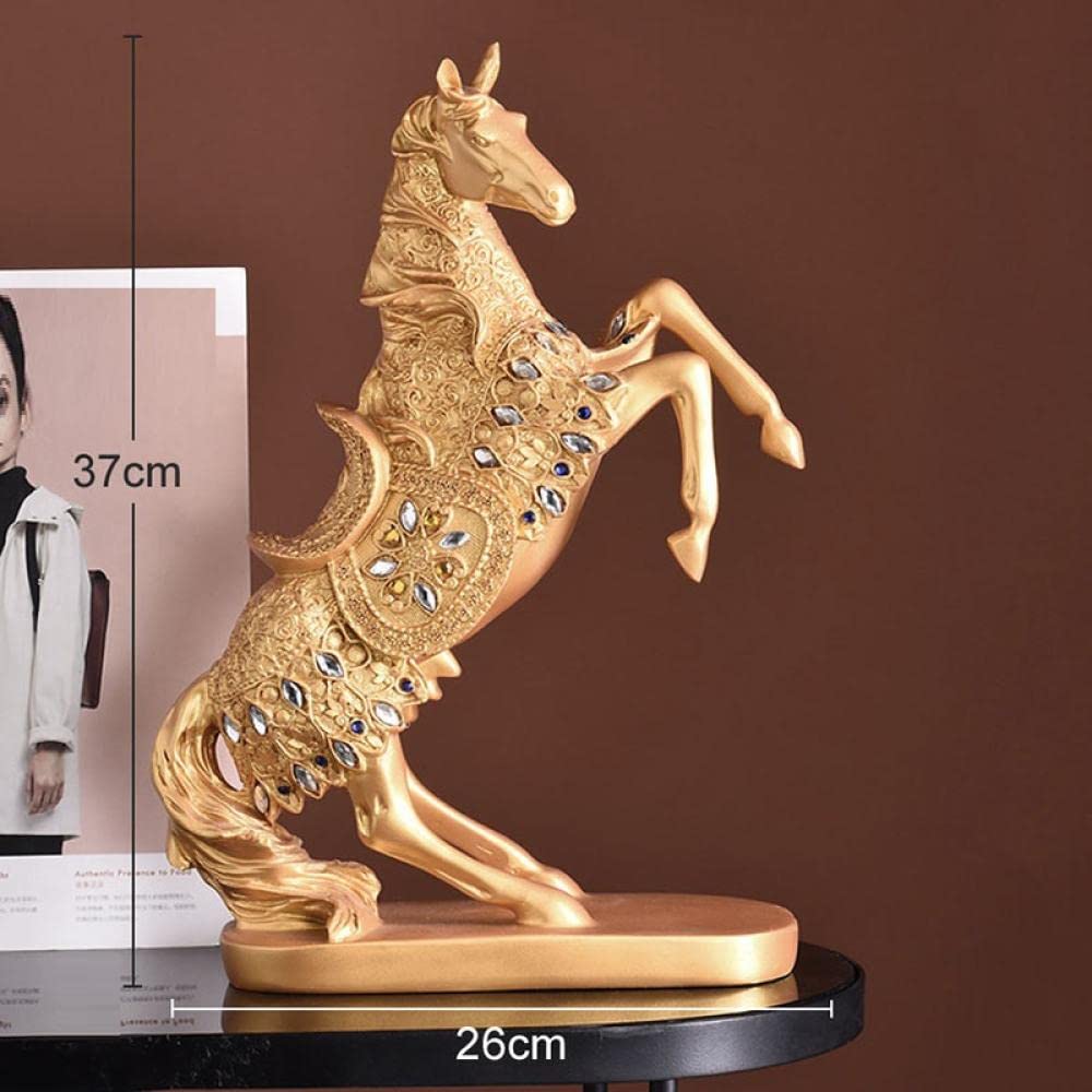 金色の馬の彫刻 41FbVhW4V5L._AC_UF894,