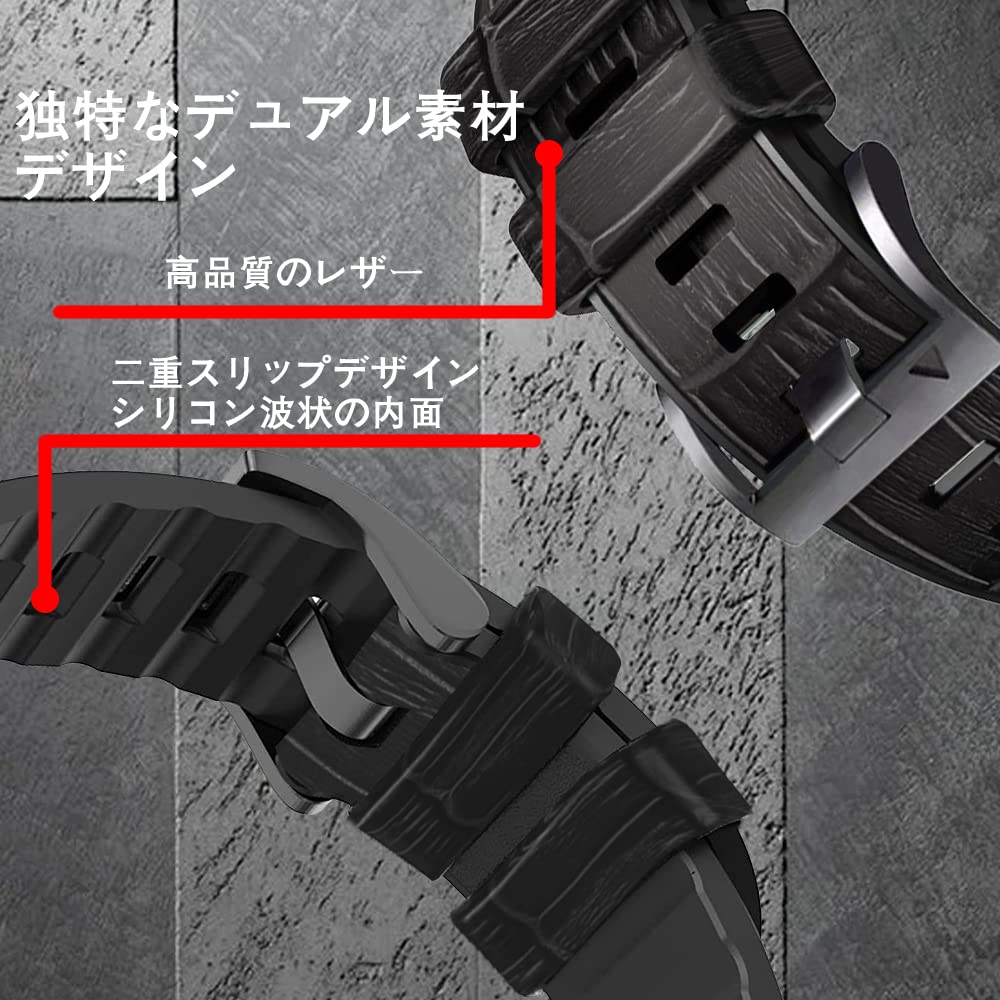 Amazon.co.jp: [HeeNia] レザーバンド QuickFit 26mm Garmin Fenix 8