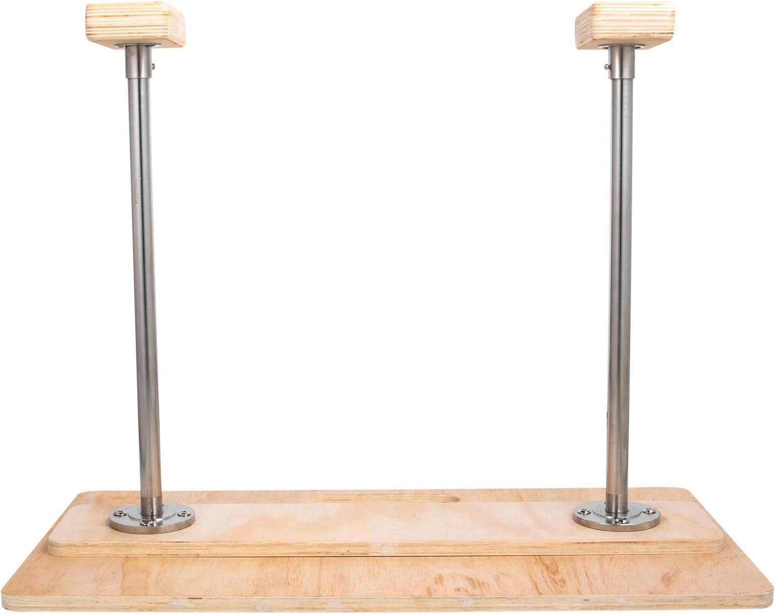 LOVSHARE 25'' Height Fiexed Handstand Canes, Gymnastic Yoga Inversion Training Rectangular Blocks for Yoga Gymnastic Calisthenics Crossfit Body Weight Training