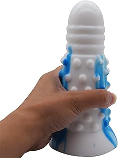 Yrrddxxoo Grandes granulos para mujeres completamente impermeables productos especiales (color: azul y blanco)