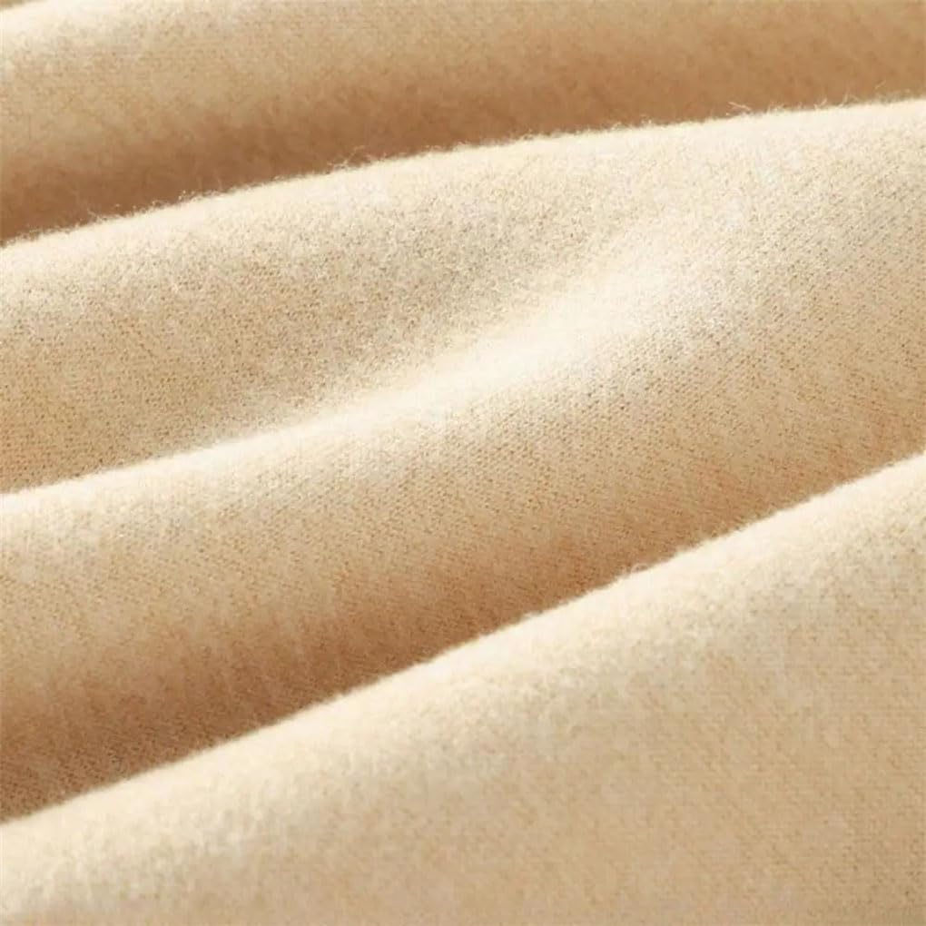 Simple Chest Pad Women's Thermal Vest, Soft Solid Color Sleeveless Vest, Round Neck Base Layer Thermal Top