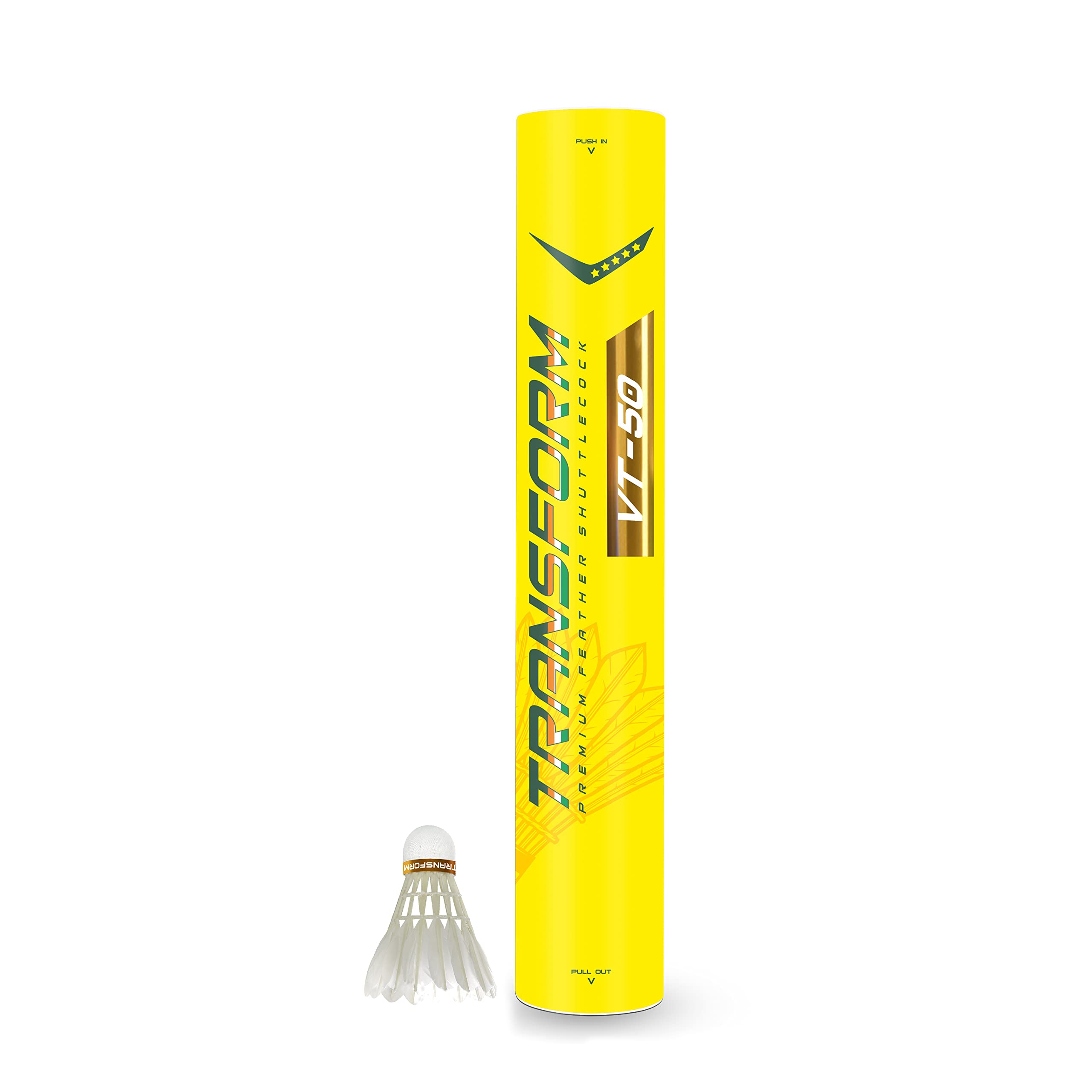 See full amazon price history chart for Transfrom Feather Shuttlecock - VT-50, Speed 76, White Transfrom Feather Shuttlecock - VT-50, Speed 76, White (B09TXTNGFL) Amazon Price History, Amazon Price Tracker