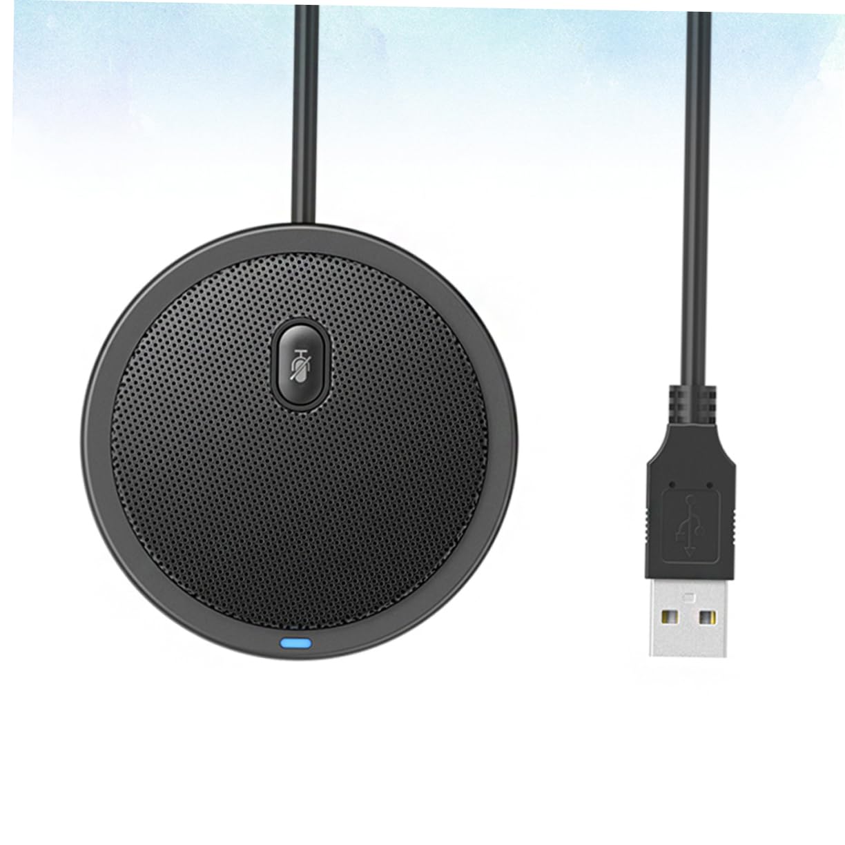 Toyvian USB Kondensatormikrofon mit Ständer, Schwarz, 1 Stück