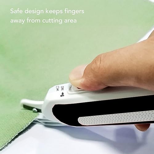 Miniatura 3 de Tijeras eléctricas, mini tijeras eléctricas portátiles para coser, herramienta de corte de tijeras, 2 modos de fuente de alimentación, regalos para