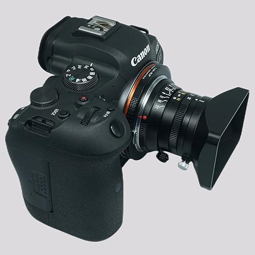 Miniatura 2 de PHOLSY Adaptador de montaje de lente para lente Leica M LM, Zeiss ZM, Voigtlander VM, compatible con Leica M a Canon EOS RF cámara EOS R8, R50, R6