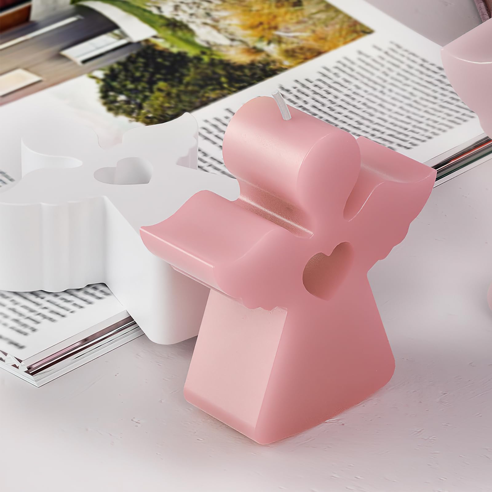 Stampi Resina Natale Stampini Silicone Per Fiocchi Di Neve - Set 5 Pezzi Per Resina Epossidica, Ideali Per Ciondoli E Decorazioni Natalizie Kit Resina