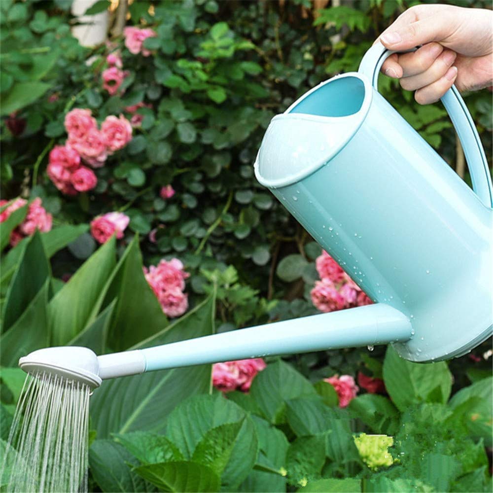 Annaffiatoio Trasparente In Plastica Con Beccuccio Lungo - Capacità 1,2 Litri - Verde, Rosso O Blu - Per Piante E Bonsai - 2