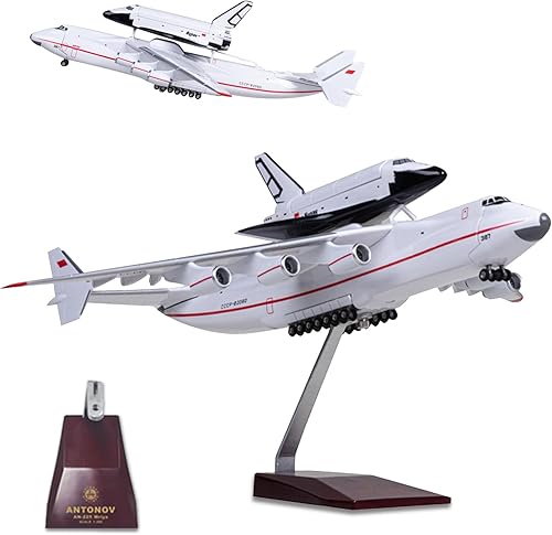 Miniatura 1 de Modelo de avión grande, modelo 1200 Ucrania Antonov 225, modelo de avión de resina, modelo de avión de transporte, para colección de entusiastas de