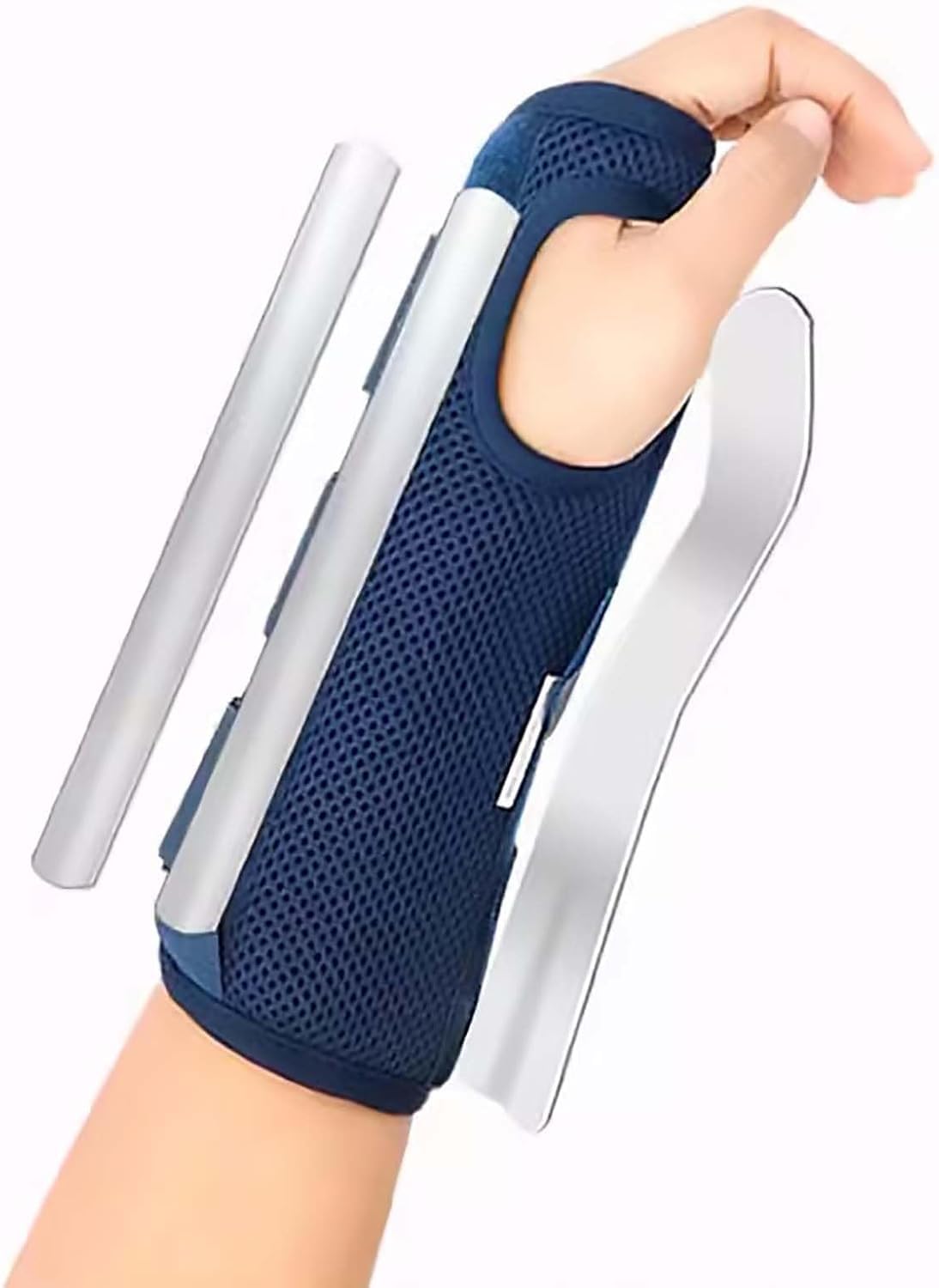 Férula De Muñeca para El Síndrome del Túnel Carpiano, Soporte De Muñeca Ajustable con Férulas De Aleación De Aluminio, para Soporte De Manos Y Muñecas Y Alivio del, Left Hand, L