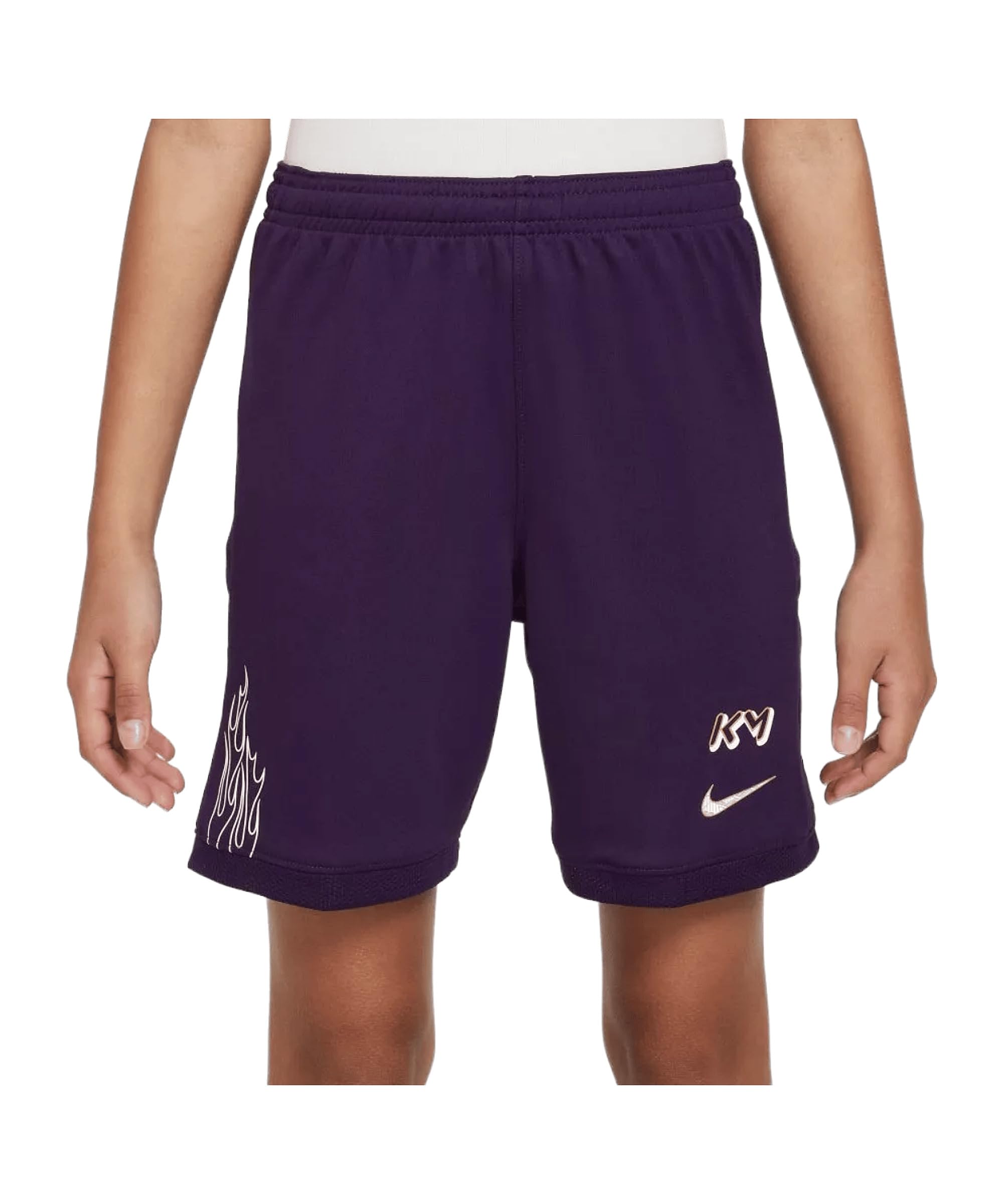 Nike Kids Km Df Acd25 -Pd Shorts, Grand Purple/Grand Purple/Meta, 7/8 Years