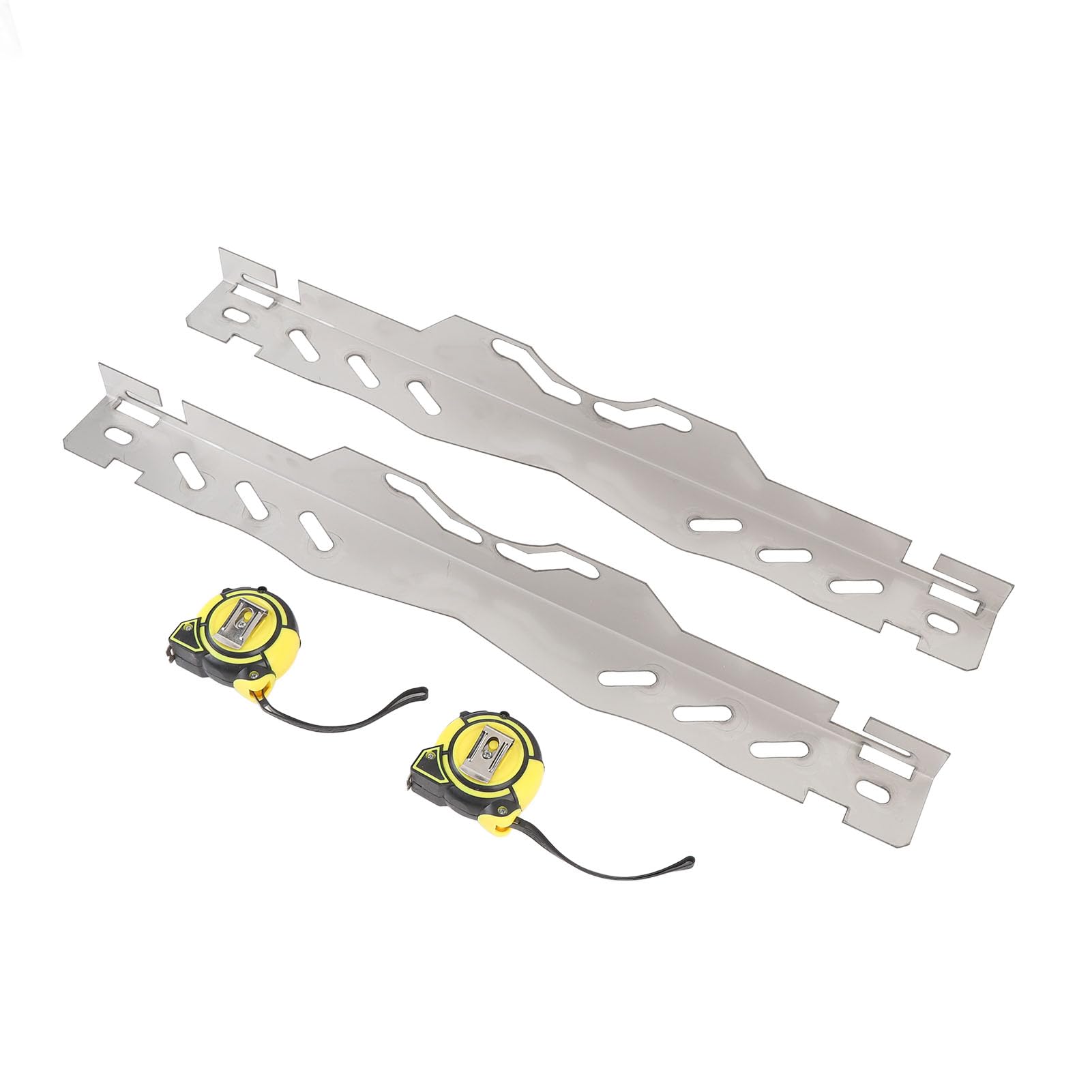 Yctze Alignement De La Voiture Alignement De Roue Alignement Plaque D'Outil en Acier Inoxydable Duty avec 2 Rubans Outil D'alignement d'alimentation De L'orteil De Mesure Précis