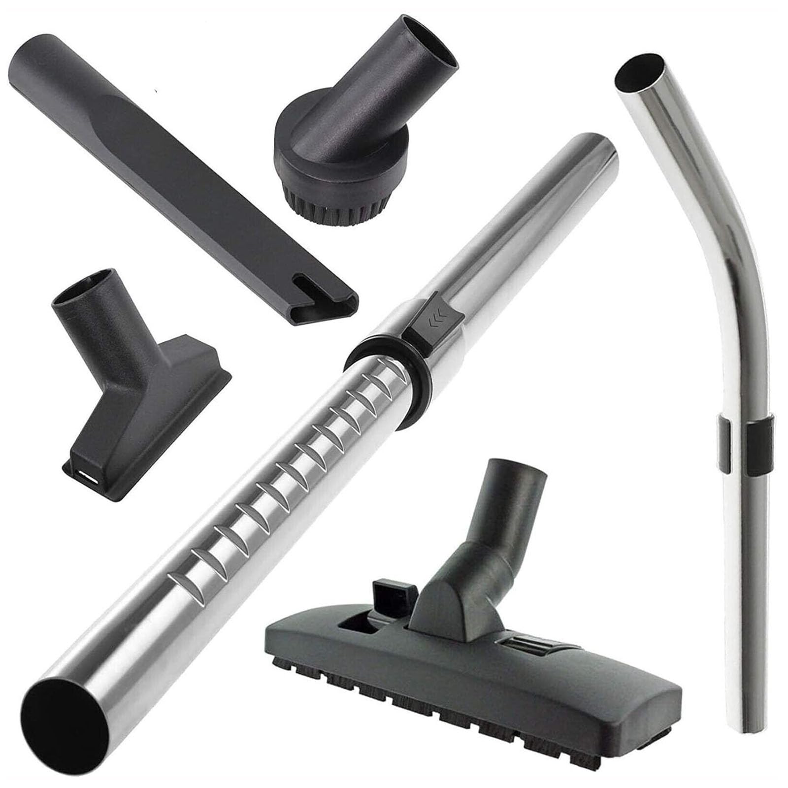 Spares2go Telescopic Bent End Rod Handle + Mini Tool Kit for Vax Vacuum Cleaners 32mm