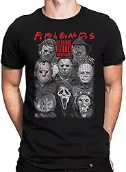 Camiseta Jason Freddy Krueger Chucky Friends Terror Filmes Tamanho:G;Cor:Preto