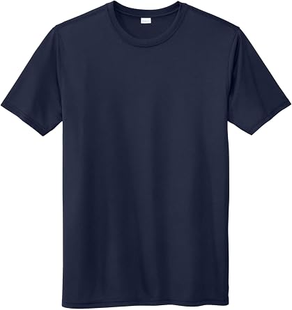 SPORT-TEK Unisex Echo Tee | Athletic Fit T-Shirt for Men & Women, Spring & Summer Gym Fashion, Lightweight Workout Top